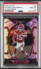 2022 PANINI SELECT SILVER PRIZM #20 PATRICK MAHOMES II PSA 10