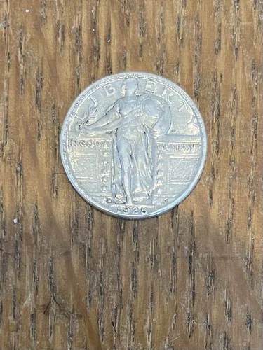 1928-D Standing Liberty Qtr, Almost Uncirculated