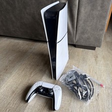 Sony PlayStation 5 Slim Digital Edition 1TB White Console Gaming System CFI-2015