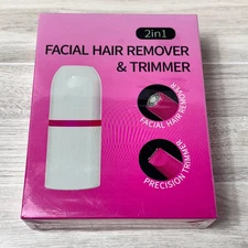 2 in 1 Facial Hair Remover & Trimmer for Women, Rechargeable