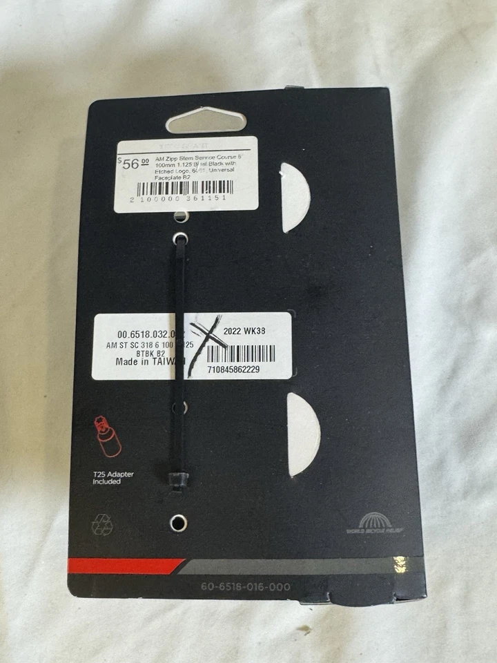 Zipp Service Course SL stem 100mm 31.8mm 1 1/8 Threadless Black 100 +/-6 Degrees - Image 2 of 4