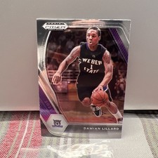 2021 Panini Prizm Draft Picks #83 Damian Lillard Weber State Wildcats