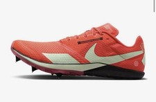 New Nike Men  s Sz 13 Rival XC 6 Cross-Country Spikes Crimson/Neon DX7999-600 Bag