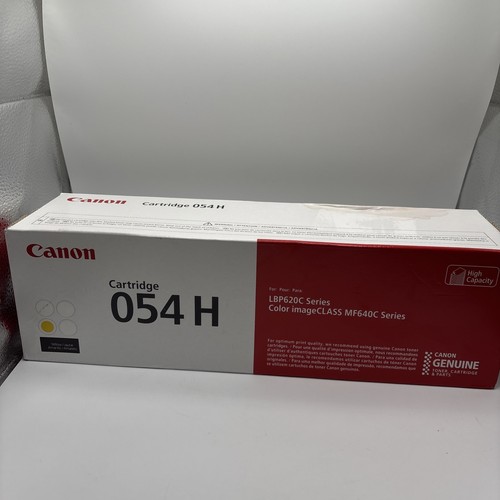 Canon 054H Toner Cartridge, Yellow, High Yield For LBP620C Series - 第 1/6 張圖片