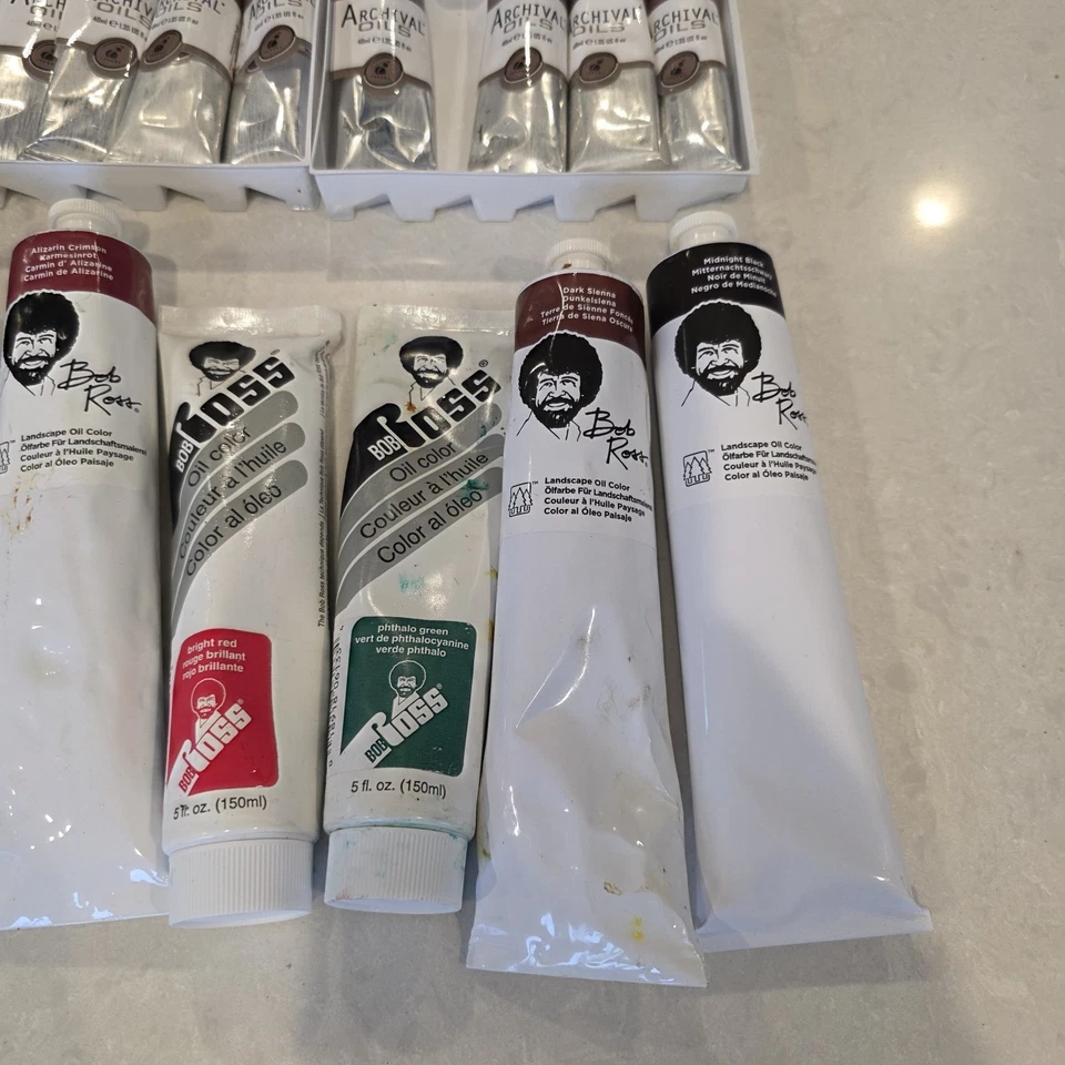  Lote de 16 pinturas al óleo de archivo Bob Ross, Gamblin. Sin usar  Foto 2 de 4