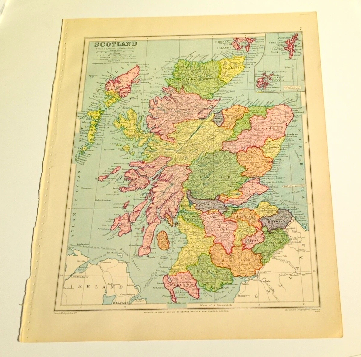 Philips Map in Antique World Maps & Atlases for sale | eBay UK