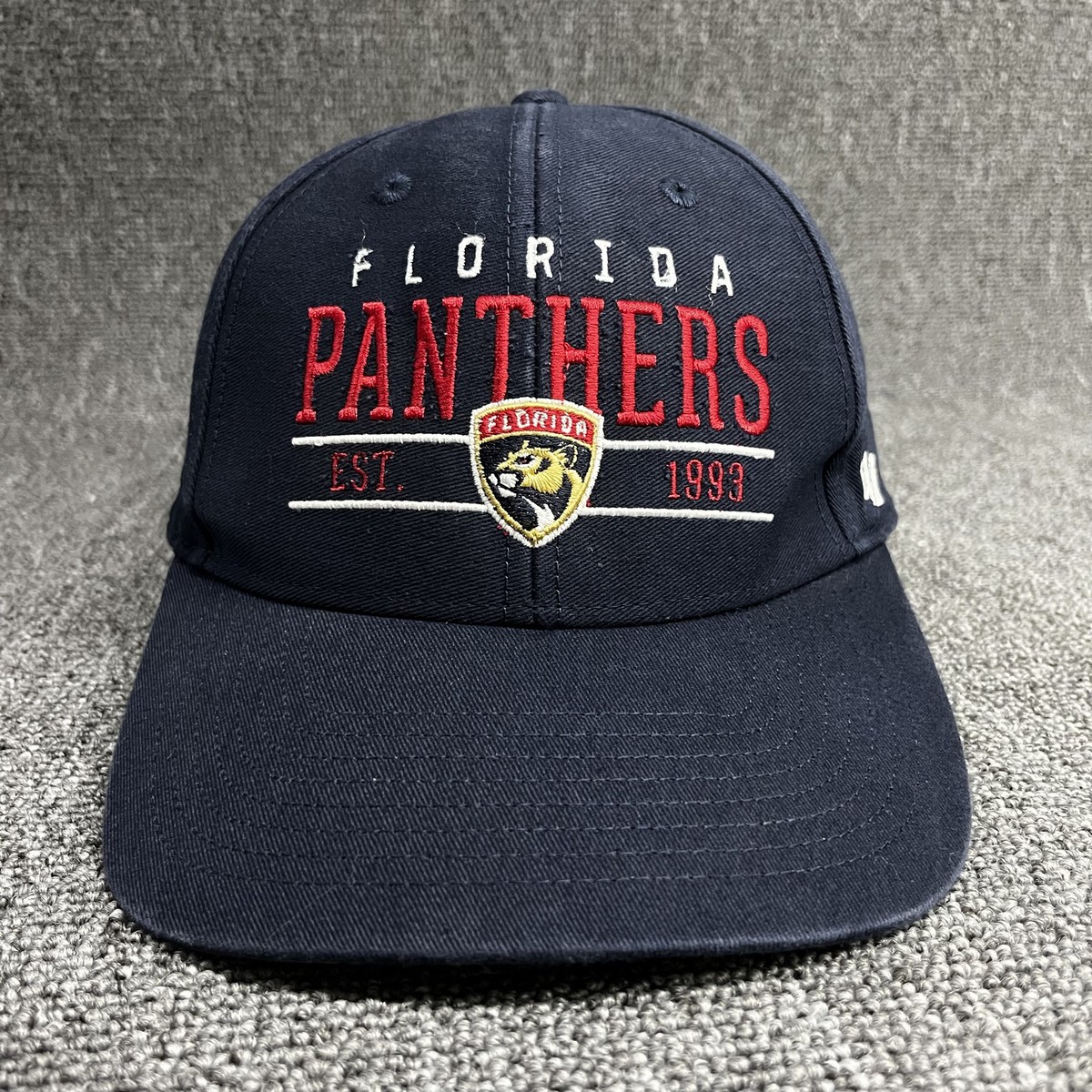 Florida Panthers '47 Brand Clean Up Hat Navy Blue Adjustable NHL Cap EST 1993