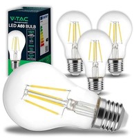 Led GlüHbirne E27 12W 100W Ersatz Warmweiß 3000K V-TAC Filament A60 1521Lm