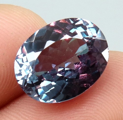 11.60 Ct Genuine Oval Cut 15X11 MM 100% Natural Brazil Alexandrite Loose Gem. - Picture 3 of 6