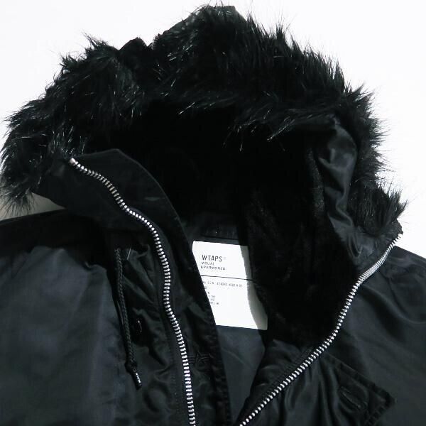 WTAPS x Alpha Industries N-2B Parka - Size Large - Black WTAPS x Alpha Industries N-2B Parka - Size Large - Black