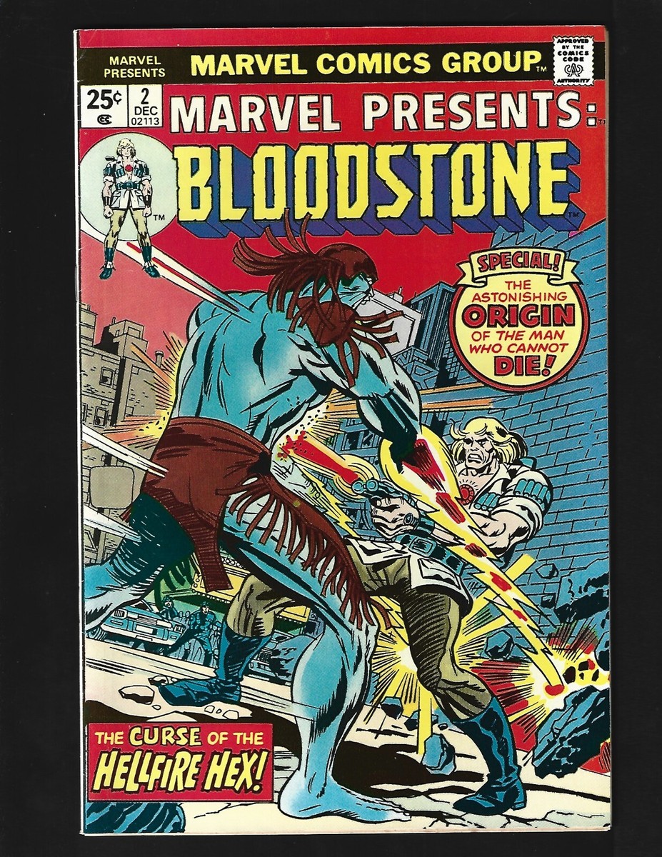 Marvel Presents #2 (1975) FVF Buckler Origin Bloodstone Cont 