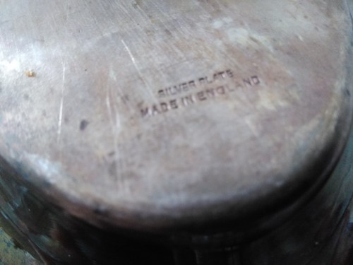 Servizio piatti vintage E L placcato argento Relish vassoio corona timbrato INGHILTERRA - Foto 6 di 8