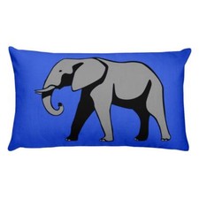 Elephant Welcome, Rectangular Pillow