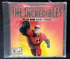 The Incredibles PC-CD ROM Print Studio New Sealed