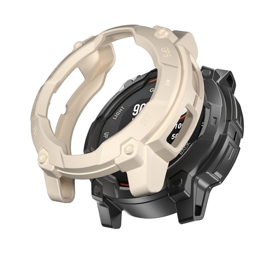Shockproof Watch Cover Edge Shell for Garmin Instinct 3 45/50mm Smart Watch - Photo 10 sur 17