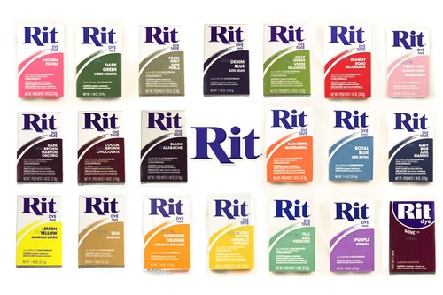 Rit Dye For Fabrics & Plastics Multiple Colours Powder Dye RCModelz