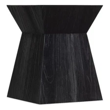 Bowery Hill Contemporary Living Room Shou Sugi Ban End Table