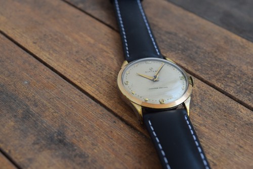 RARE Citizen Center Second 14K Gold Filled 40 Mic SN 13009 hand-wound antique - Picture 5 of 12