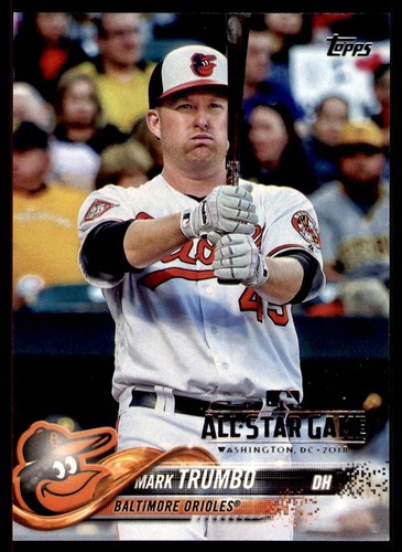 2018 Topps - Mark Trumbo #287 Orioles All Star Game Stamp SP
