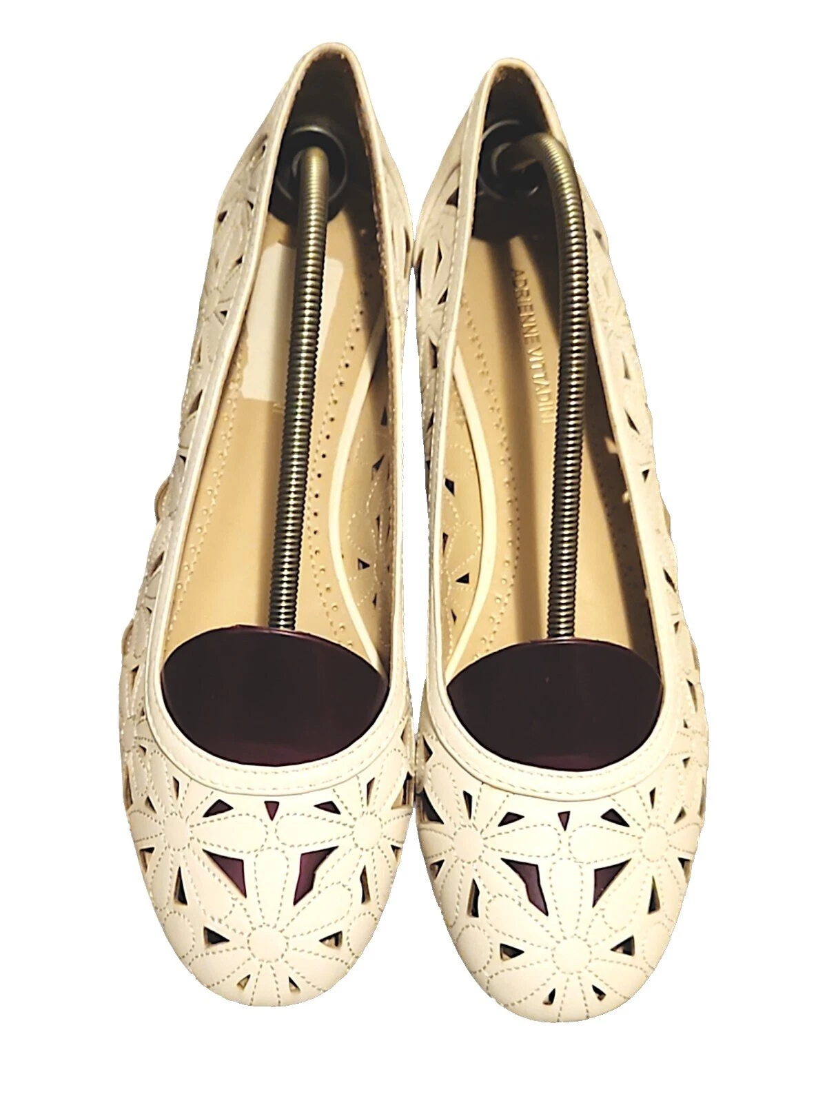 Pisos superiores de cuero de ballet para mujer Adrienne Vittadini