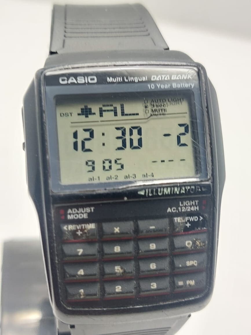 CASIO カシオ データバンク DBC-32 EX Casio Data Bank Digital 2888 DBC-32 Men's Watch, 13