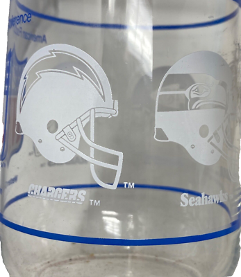 NFL American Football Conference Western Division 16 Oz Drinking Glass |  eBay