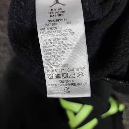 Air Jordan Sweatpants Boys Small 8/10 Black School Gym Play Spellout Jumpman - Picture 10 of 10