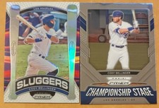 2021 Panini Prizm Baseball Cody Bellinger Sluggers Silver + Championship Stage 