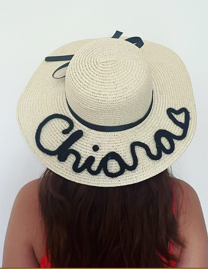 CAPPELLO DA DONNA DI PAGLIA PERSONALIZZATO