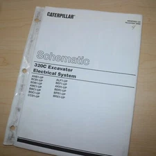 Caterpillar 320C Crawler EXCAVATOR Electrical Schematic manual service system