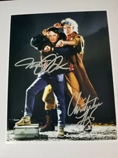 Back to the Future Cast Signed 8x10 Photo RP - Free Shipping!! 80's