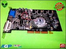 ATI RADEON 9500 128MB DDR VIDEO CARD AGP DVI-I VGA S-VIDEO 5041