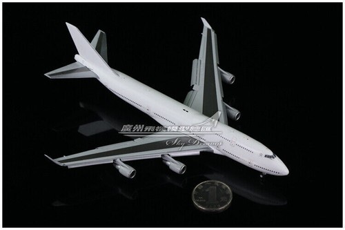 1:400 JC Wings BOEING 747-400 Passenger Blank Airplane Flap Down Diecast Model - Picture 4 of 11