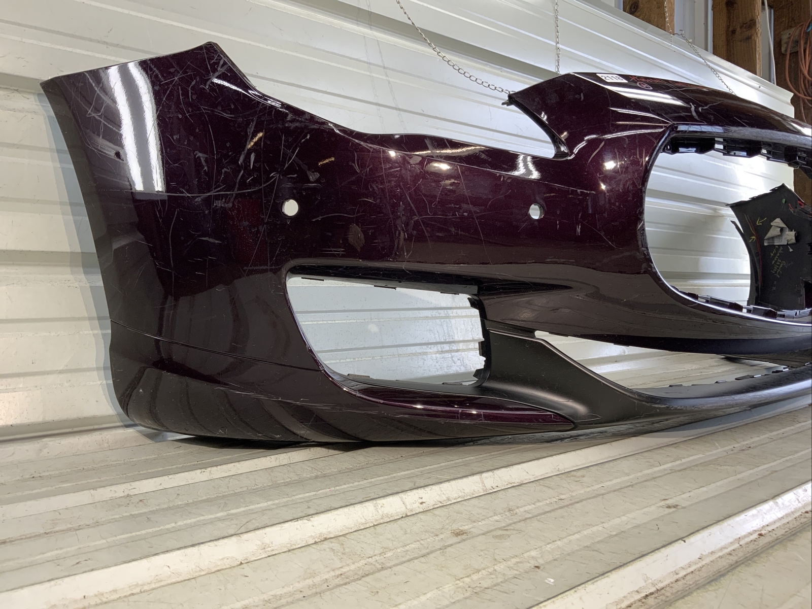 2014-2016 Maserati Quattroporte Front Bumper CoverOEM Holes Sensor “LOCAL PICK U