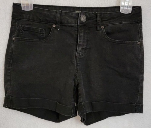 SO Juniors Womens Shorts Size 11 Black Jean - Picture 16 of 24