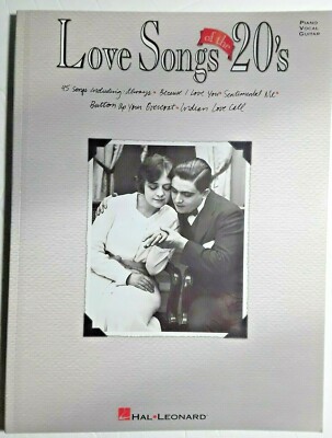 ''Love Songs of the 20's'' for Piano/Vocal/Guitar - 45 Selections! Great Book!