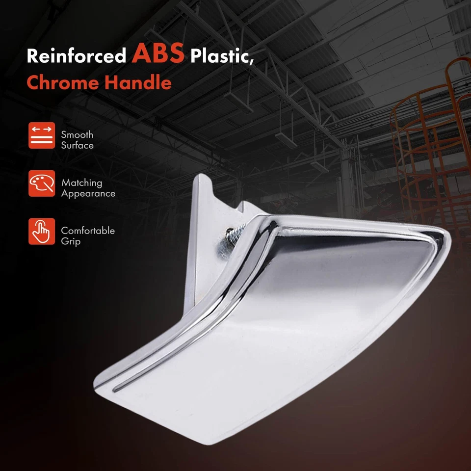 Manija de puerta interior plateada delantera o trasera izquierda para Ford F350 F500 Mercury Topaz Foto 3 de 4