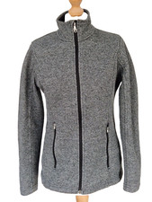 Spyder Womens Jacket Fleece Endure Grey Medium Uk Size 10/12