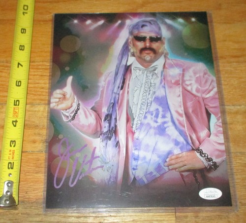 WWE WCW Jesse Ventura Wrestling Autographed Metalic Photo Signed 8x10 JSA COA - 第 1/3 張圖片