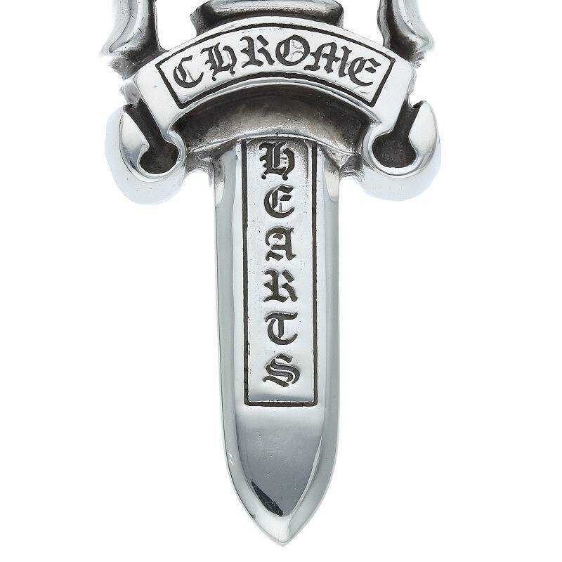 Chrome Hearts Large Dagger Pendant Silver Necklace Top 38.58 Chrome Hearts Large Dagger Pendant Silver Necklace Top 38.58