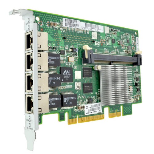 Netzwerk HP NC375i PCI-E Quad Port Gigabit Adapter 491838-001 468001-001 - Photo 2/3