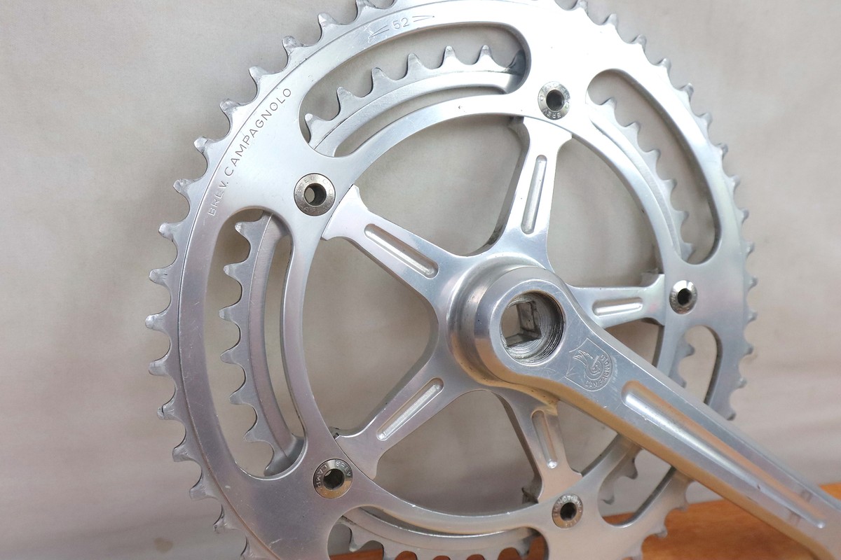 Vintage Campagnolo Record 170mm Strada W/ 52/42T Chainrings Vintage Campagnolo Record 170mm Strada W/ 52/42T Chainrings
