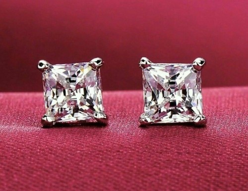 1.50ct Natural Moissanite Men's Custom Layered Pendant Yellow Gold Plated Silver - Picture 3 of 5