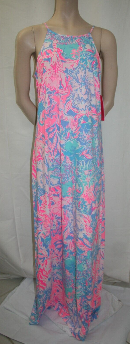 summer v neck maxi dress PRETTYGARDEN Women's Flowy Maxi Dress Summer Sleeveless V Neck Spaghet