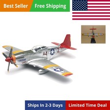 World War II Replica Fighter Air Planes ClassicAircraft P-51D Red Tails 1:48 by
