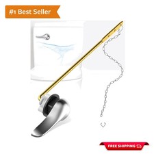 Universal Toilet Flush Handle Replacement Kit - Elegant Brass  Chrome Design