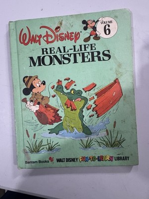 Real-Life Monsters Walt Disney Fun-To-Learn Library Volume 6 Bantam Books HC