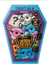 New In Package Deddy Bear™ Blind Coffin Series 3 Mystery Mini Plush Deddy Bears