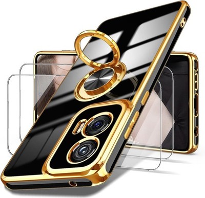 For Moto G Stylus 5G 2024 Case Built-in 360° Magnetic Kickstand/Screen Protector