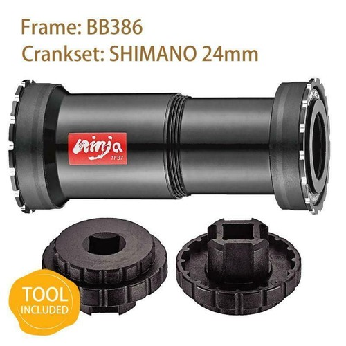 Soporte inferior TOKEN Press Fit PF30/BB386 a Shimano/SRAM GXP/BB386/BB30 - Imagen 8 de 13